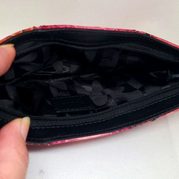 Furla RARE pink bow wristlet EUC - Picture 5 of 8